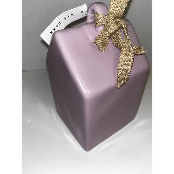 Rae Dunn Occupied Ceramic Birdhouse Lavender Farm Country Rustic - Picture 5 of 8